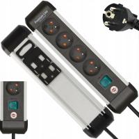 Удлинитель brennenstuhl 1,8 м 4 шт. розетки черный