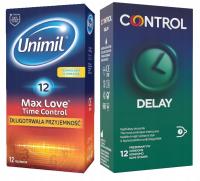 24x Opóźniające UNIMIL Max Love + CONTROL Delay