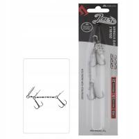 MIKADO Dozbrojka z krętlików JAWS Double Evo Stinger 25kg rozm. 1/0