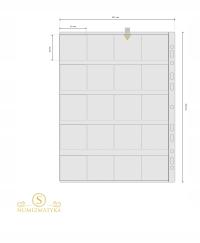 Страница для КЛАСЕРА на 20 holders A4 универсальная