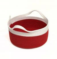 ORGANIZER DO DOMU Z BAWEŁNIANEGO SZNURA PREZENT NA ŚWIĘTA RĘCZNA ROBOTA