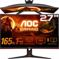 Monitor Gamingowy 27 CALI AOC 165Hz 1ms VA Full HD Curved LED LCD HDMI DP