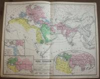 MAPA ŚWIATA ANTYCZNEGO ORBIS TERRARUM 1882 ATLAS ANTIQUUS