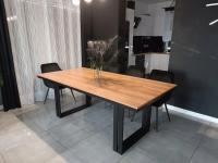 твердый лофт раскладной стол 100/200/400 металл столовая гостиная 8-18 человек