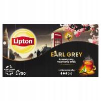 Herbata czarna ekspresowa Lipton EARL GREY 50 torebek 75g