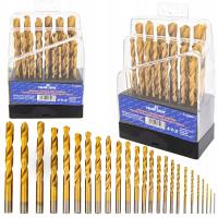 НАБОР СВЕРЛ ТИТАНОВЫЕ СВЕРЛА ДЛЯ МЕТАЛЛА HSS СТАЛИ 1-13 ММ 25 EL