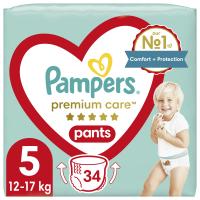 Pampers Premium Care 5 34 шт. 12-17 кг подгузники