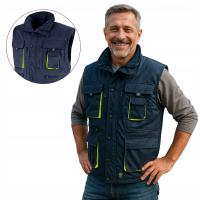МУЖСКАЯ РАБОЧАЯ КУРТКА БЕЗ РУКАВОВ С 11 КАРМАНАМИ