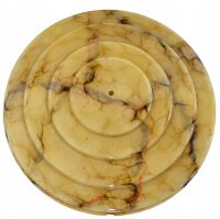 PIĘKNIE ZDOBIONY KLOSZ DO PLAFONU MARMUREK DUŻY ART DECO