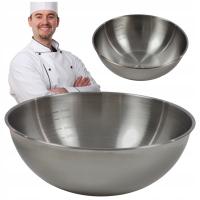 Miska kuchenna stalowa miseczka metalowa gastronomiczna średnica 19 cm