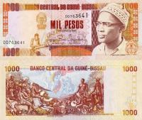 # GWINEA BISSAU - 1000 FRANKÓW - 1993 - P-13 - UNC