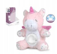 MIŚ JEDNOROŻEC UNICORN SZUMIŚ ŚWIECĄCY PLUSZOWY Z MUZYKĄ LAMPKĄ PROJEKTOR