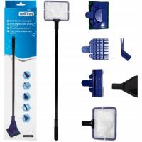 Skrobak czyścik do akwarium czyszczenia szyb siatka grabki szczypce 55-60cm