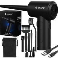 Mocna elektryczna dmuchawa do kurzu sprężarki powietrza, akumulatorowa ,czyszczenie domu