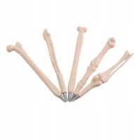 DŁUGOPIS W KSZTAŁCIE KOŚCI ZESTAW 5 SZT NIEBIESKI WKŁAD