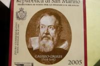 2 EURO SAN MARINO 2005 GALILEO GALILEI MENNICZA