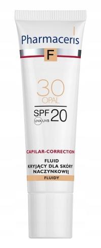 Pharmaceris F, fluid kryjący Capilar-Correction, SPF20, 30 Opal, 30ml