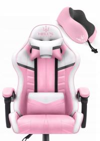 FOTEL GAMINGOWY Biurowy Obrotowy Hell's Chair HC- 1004 Pink