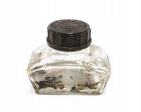 STARY SZKLANY KAŁAMARZ, BUTELKA PO ATRAMENCIE DRAKON