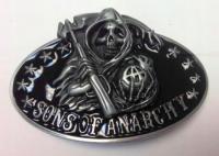 SOA reaper sons anarchy skull klamra czarna zapinka
