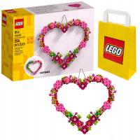 LEGO 40638 СЕРДЦЕ ФОРМА ОРНАМЕНТ НОВЫЙ ПОДАРОК ДЛЯ РЕБЕНКА СУМКА