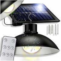 ŻYRANDOL SOLARNY LED Czujnik Zmierzchu 30SMD Lampa Wisząca Żarówka Ogrodowa