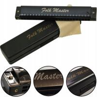 Folk Master 24 Tremolo Harmonica - harmonijka ustna C-dur - 24 kanały