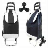 Тележка для покупок 3-х колесная для лестницы водонепроницаемая сумка на колесиках прочная легкая