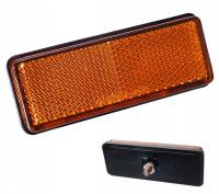 Отражатель универсальный прямоугольный оранжевый с винтовым креплением