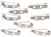 100szt KLASYCZNA PODSTAWA BAZA DO BROSZKI ZAPIĘCIE BROSZKA AGRAFKA 20mm