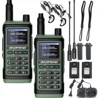 2× Krótkofalówka Radiotelefon Baofeng UV-17E M SKANER VHF UHF + PASMO LOTNICZE