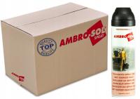 AMBRO SOL Multi Spray 500ml Farba z dyszą 360° Marker kolor czarny 10szt