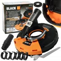 180ММ ЧЕРНЫЙ ПРЕМИУМ ШЛИФОВАЛЬНЫЕ СТАНКИ ПЫЛЕЗАЩИТНЫЙ ЧЕХОЛ АДАПТЕРЫ