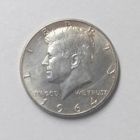 Srebrna moneta Liberty 1964 USA - 1/2 DOLARA 1964