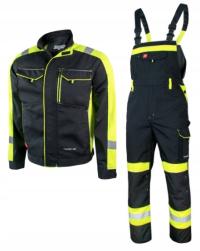 РАБОЧАЯ ОДЕЖДА СВЕТООТРАЖАЮЩИЙ РАБОЧИЙ КОСТЮМ КОМБИНЕЗОН ТОЛСТОВКА OHS