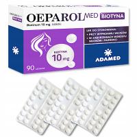 OeparolMed биотин 10 мг, таблетки, 90 шт. волос