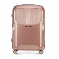 WITTCHEN большой поликарбонатный чемодан розовый