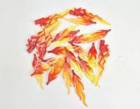 LEGO Akcesoria Elementy Ogień Płomień Płomyk