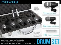 Novox Drum Set Набор из 7 барабанных микрофонов