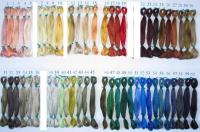 Шелковая нить 100% шелк итальянский 76 цветов натуральный шелк тутового шелкопряда