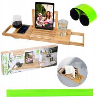 Ванная комната полка для ванной бамбуковая крышка СПА отражатель