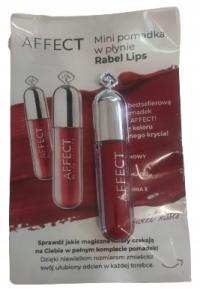 AFFECT RABEL LIPS MINI ЖИДКАЯ ГУБНАЯ ПОМАДА 1,8 МЛ МИНИАТЮРНЫЙ УВЛАЖНЯЮЩИЙ КРЕМ