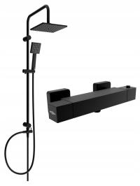 MEXEN НАБОР ДЛЯ ДУША КРАН ТЕРМОСТАТ, ЧЕРНЫЙ