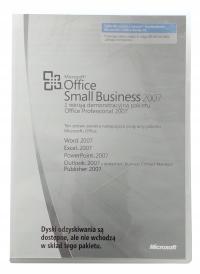 Microsoft Office 2007 Small Business 1xPC SBE MLK PL