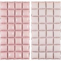 BALON FOLIOWY KURTYNA JASNORÓŻOWY TŁO ŚCIANKA DO ZDJĘĆ SESJA ŚLUB ROCZEK