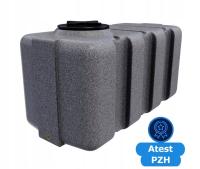 Zbiornik plastikowy marmurkowy 200l na wodę, atest PZH 100x48x51 cm