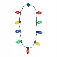 Świąteczny naszyjnik świetlny na brzydki sweter Party Favors Glow Light up for