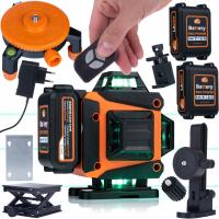LASER KRZYŻOWY POZIOMICA 360 16L WYZNACZANIE SKOSÓW 2x AKU PLATFORMA PILOT