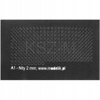 Заклепки, Головки заклепок 2 мм