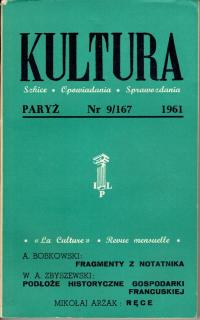 KULTURA 1961 nr 9 Czapski BOBKOWSKI Jeleński Herling-Grudziński